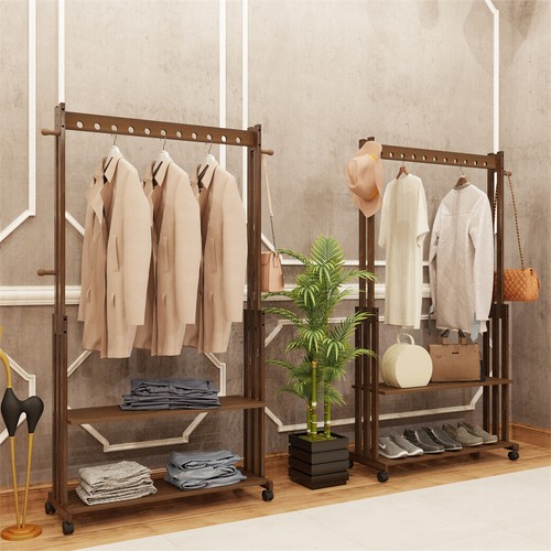 Bamboo clothes rail - bamboo,