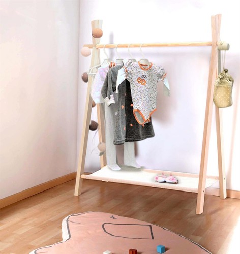 Childrens clothes rail hanging - rail,