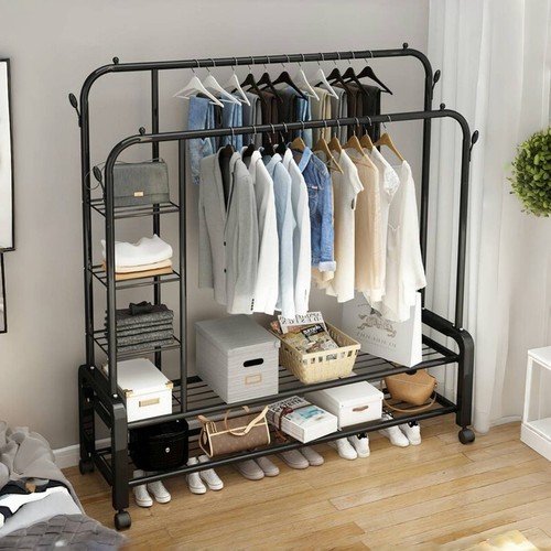 Mobile clothes coat - coat, rail