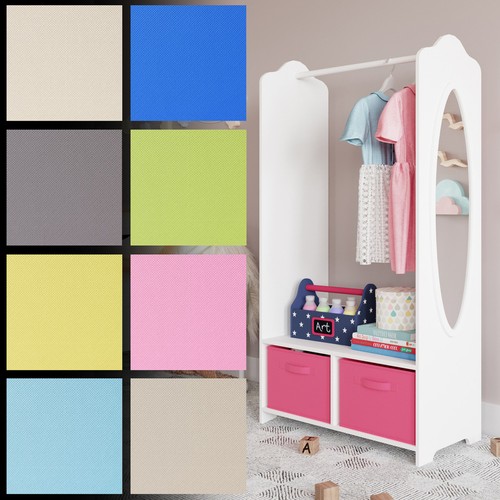 Kids wooden clothes rail - rail, dress