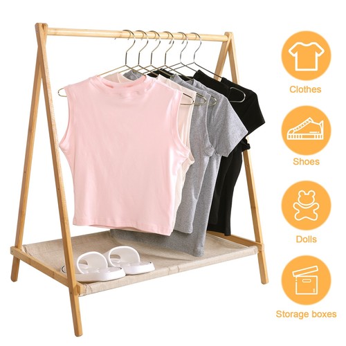 Kids wood hanging dress - wood, up